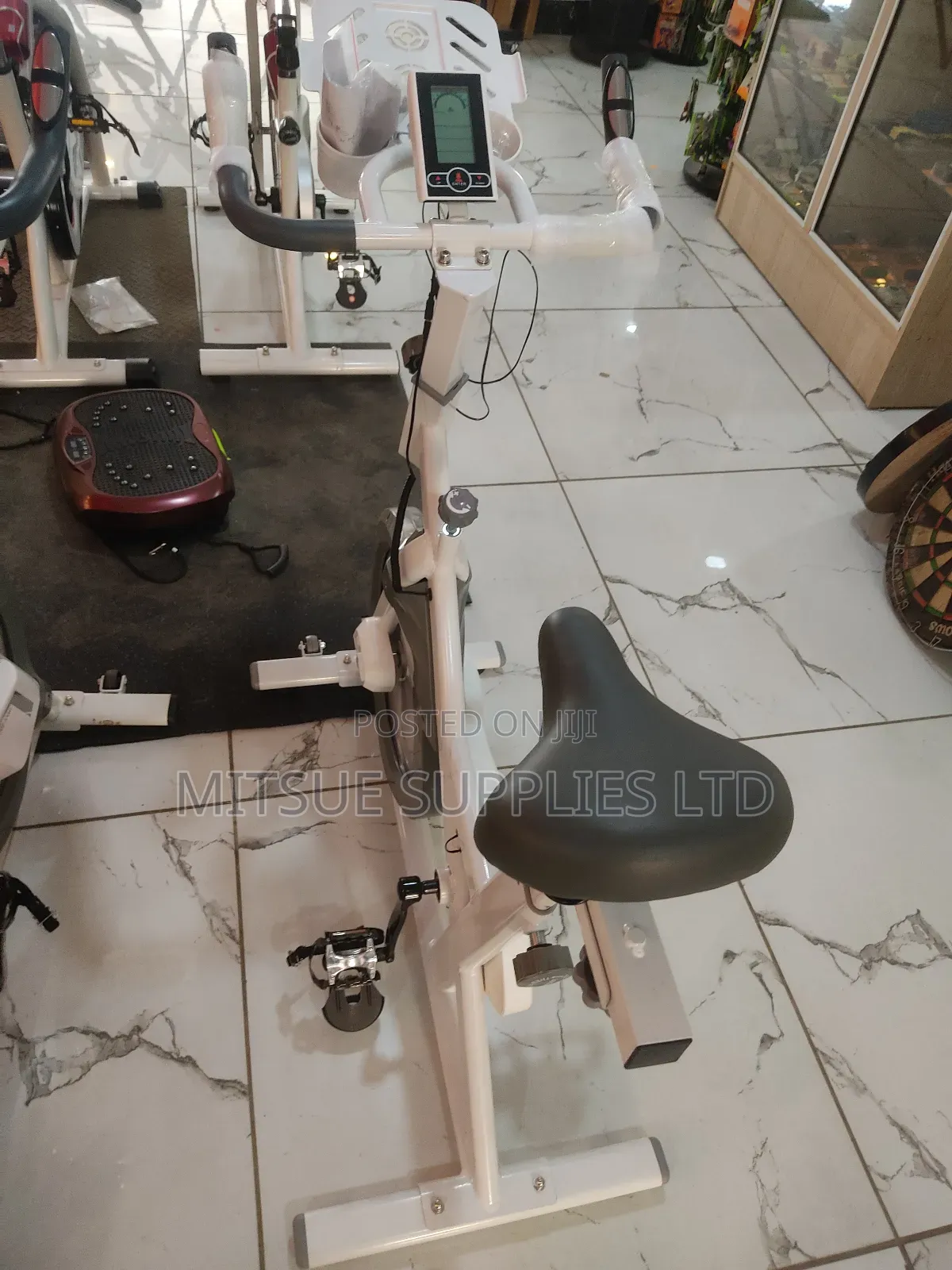 Home Fitness Exercise Bike Flywheel With Computer Monitor