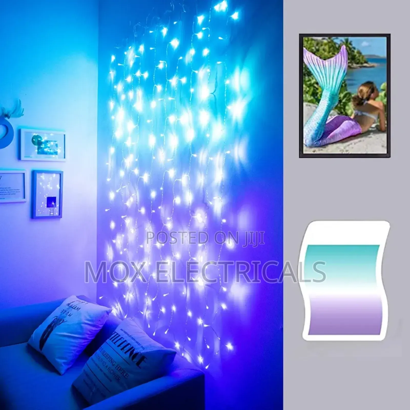RGB Curtain Lights 3by3