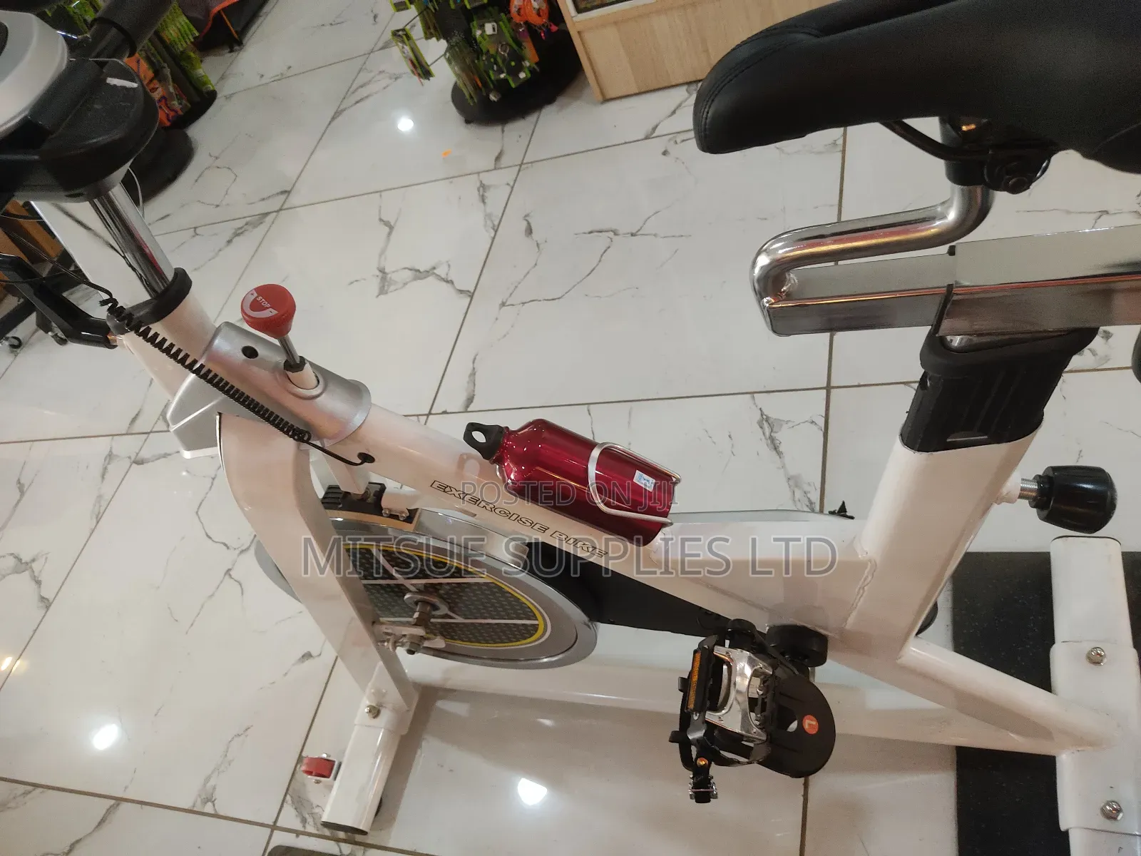 Home Exercise Spin Bike W/18kg Fly Wheel Digital Monitor