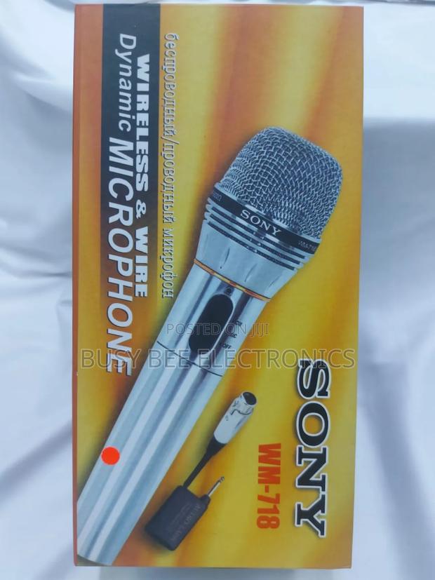 Wm 718 Sony Wired Wireless Microphone - main view