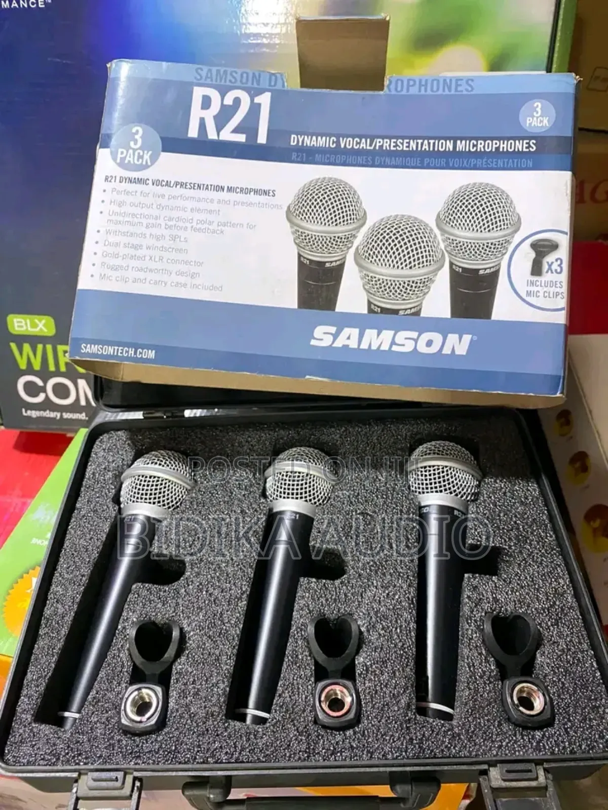 High Quality Samson 3pack R21 Microphone