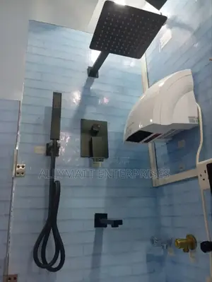 5way Black Concealed Shower Mixture