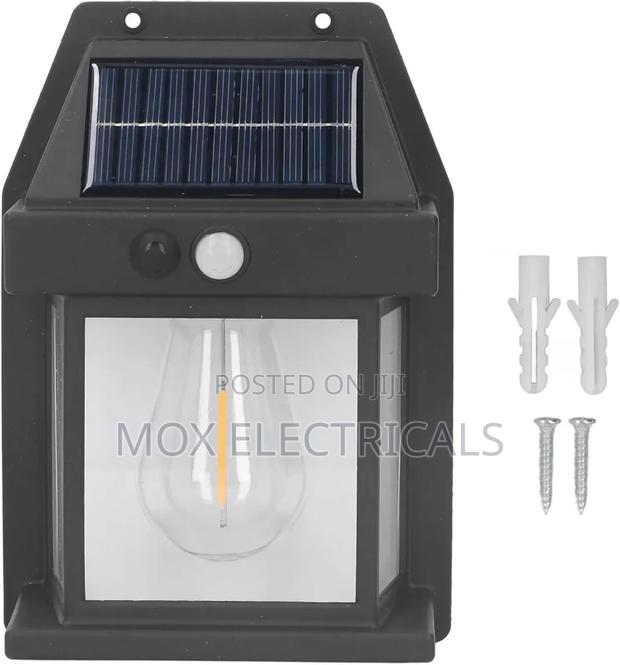 Solar Outdoor Wall Light (1 Bulb)