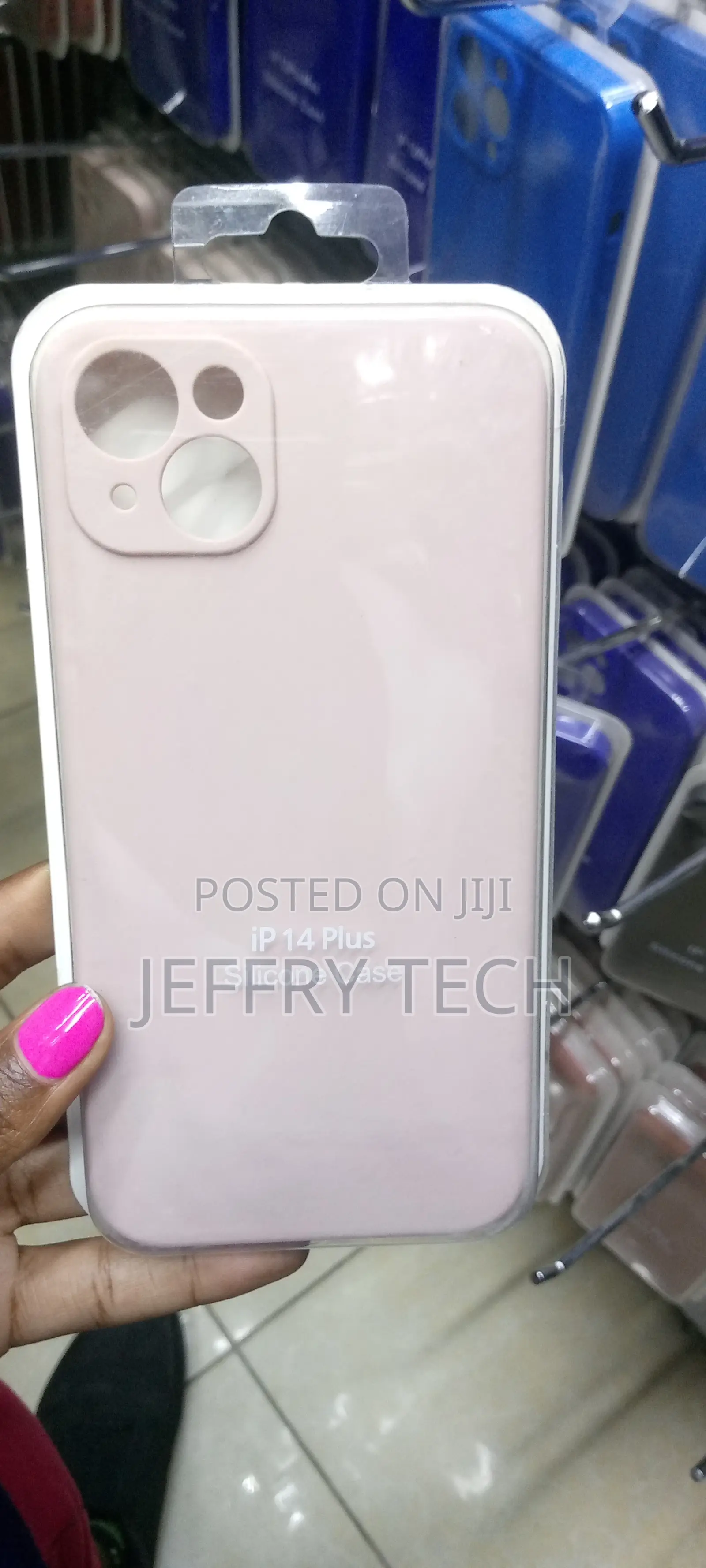 iPhone 14 Plus Case Pink, Liquid Silicone Case Phone Cover
