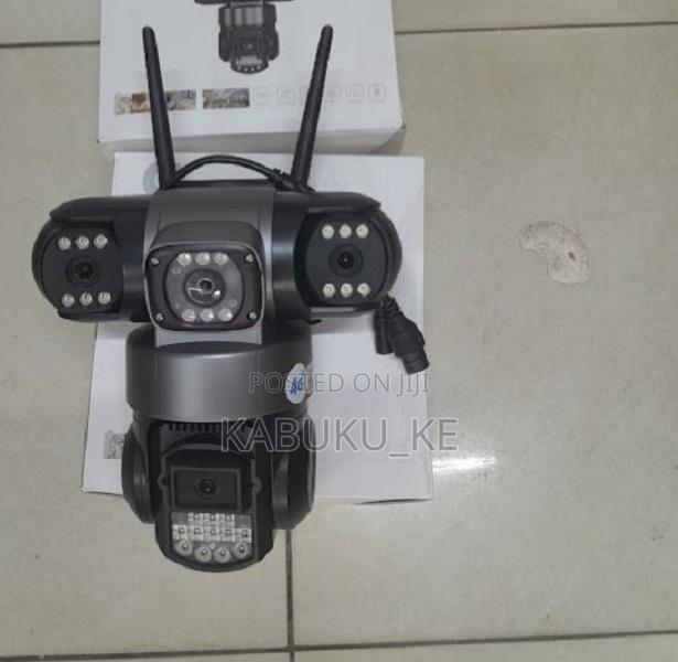 Triple Lens 4G Smart Net Camera 3 Lens Simcard PTZ