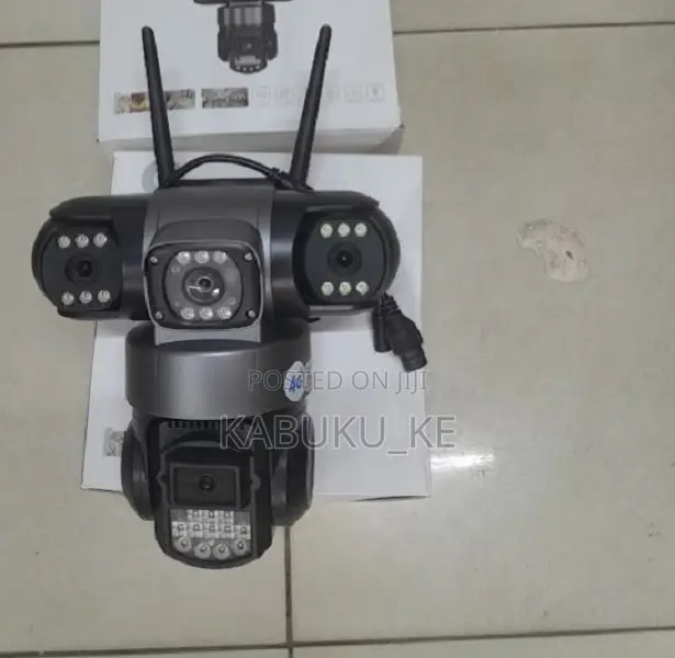 Triple Lens 4G Smart Net Camera 3 Lens Simcard PTZ