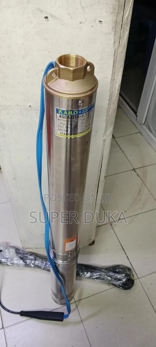 Water Pump.Kailo Submersible 1.5 Hp 112m 4SDM318 Electric