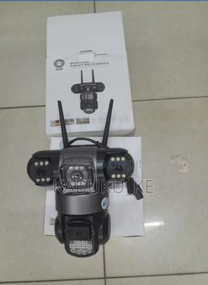 Triple Lens 4G Simcard CCTV Dome Camera Full Color - thumbnail 2