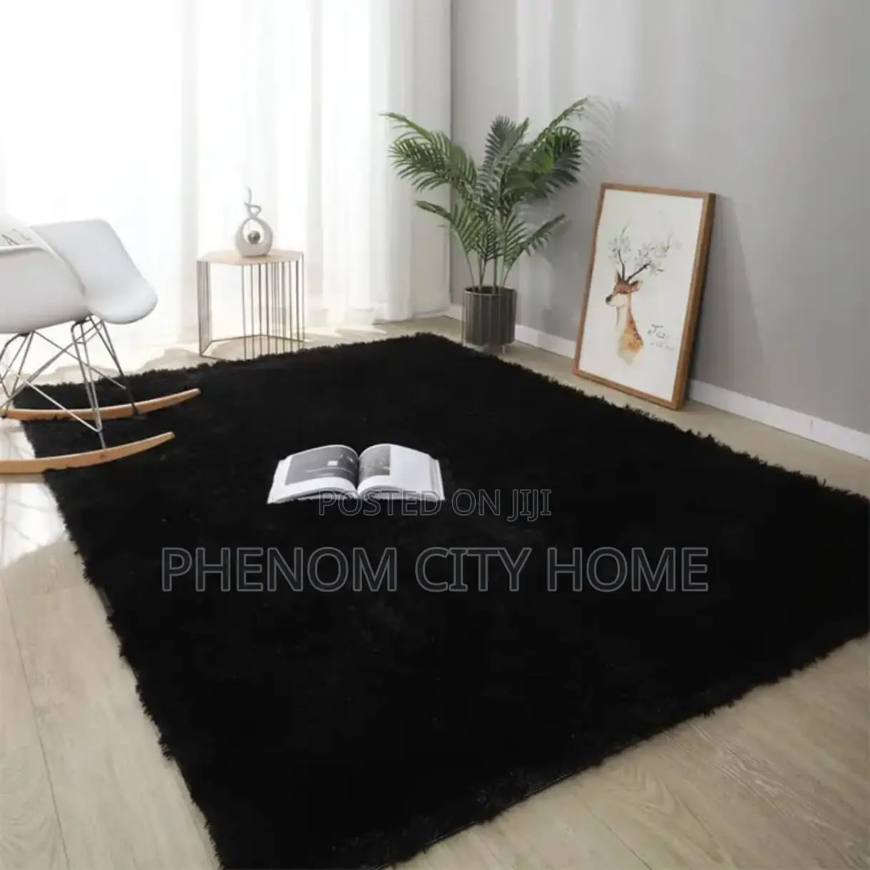 Black and Beige Affordable Carpets