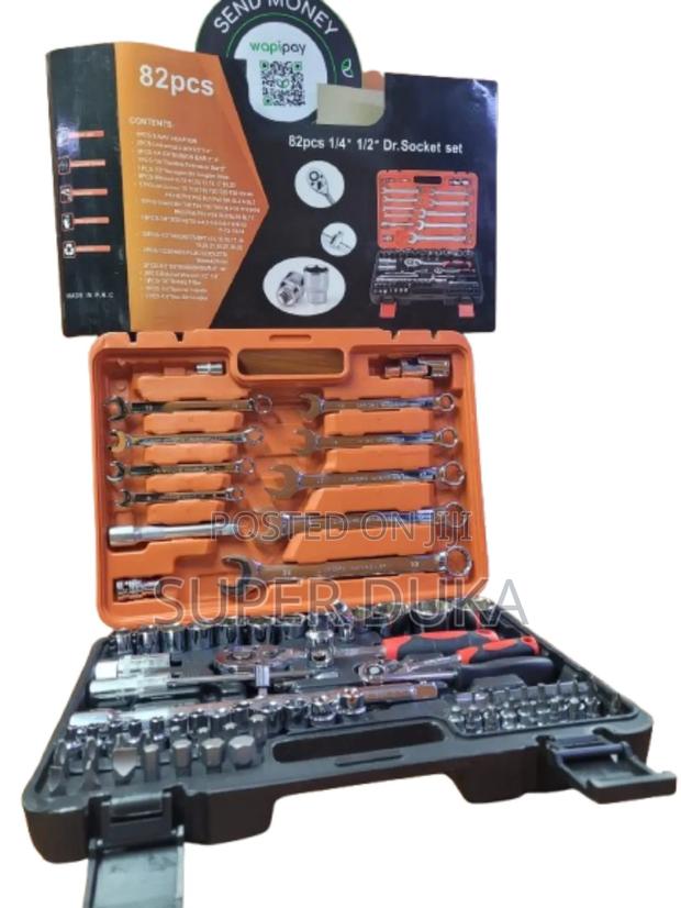 82 Pieces Socket Ratchet Tool Set. - main view