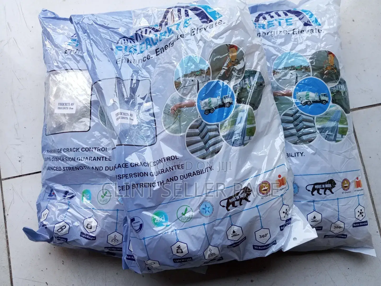 Fiber Crete/ Reinforce Crete.