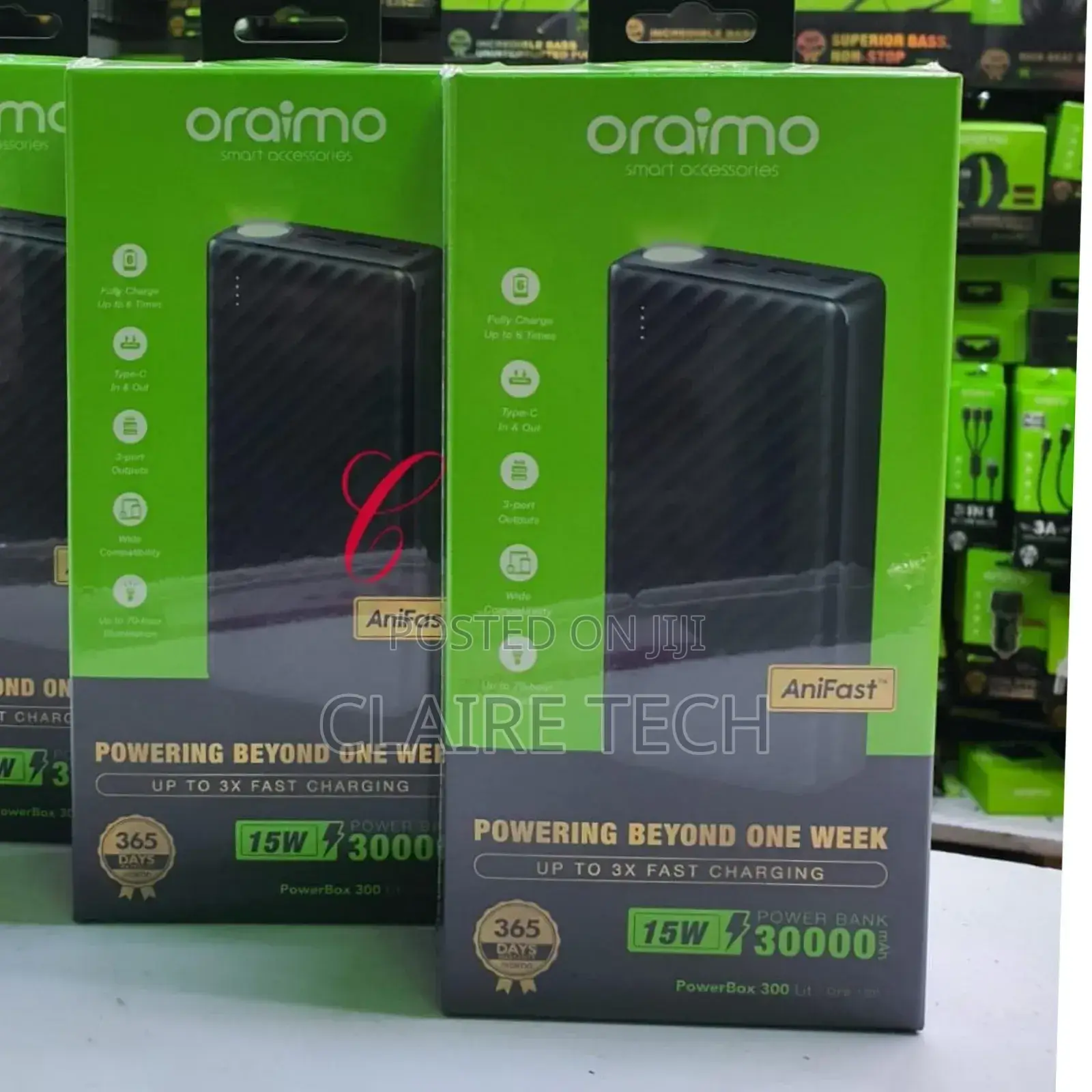 Oraimo Powerbox 300 Lit OPB-1301 30,000mah Power Banks