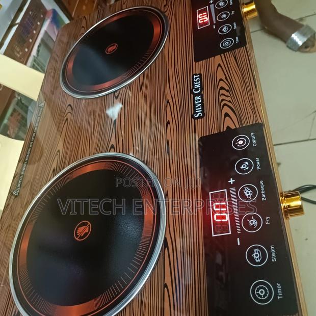 Induction Cooker Double Burner Silver Crest