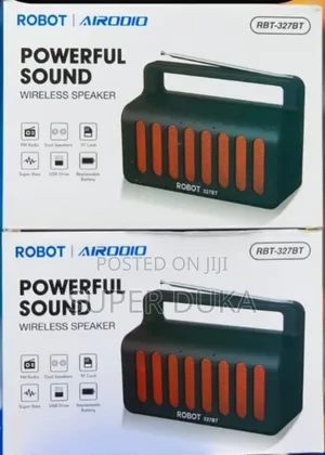 Radio.Powerful Sound Rechargeable Robot 327BT.Wireles Fm,Usb