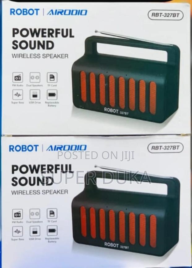 Radio.Powerful Sound Rechargeable Robot 327BT.Wireles Fm,Usb