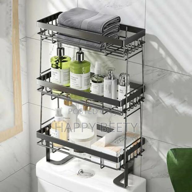 Tripple Layer Over the Toilet Rack/Shelf Bathroom - thumbnail 2