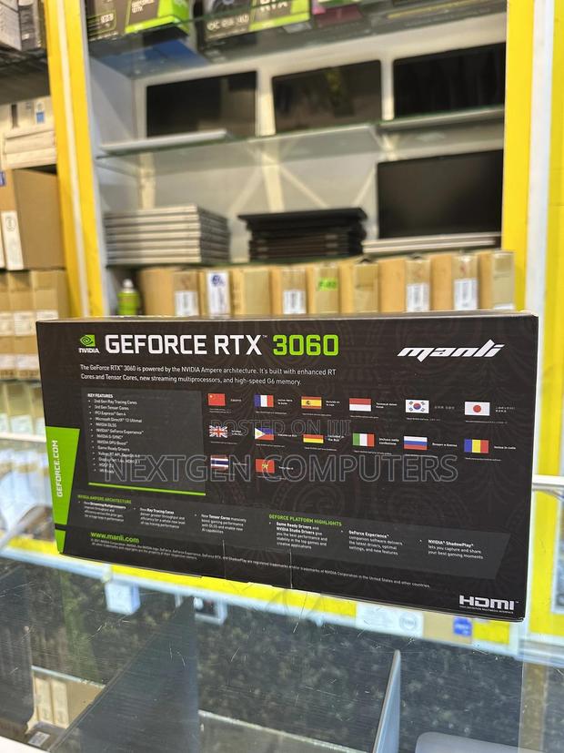 MANLI NVIDIA RTX 3060 12GB 192-bit Gaming Graphics Card - thumbnail 3