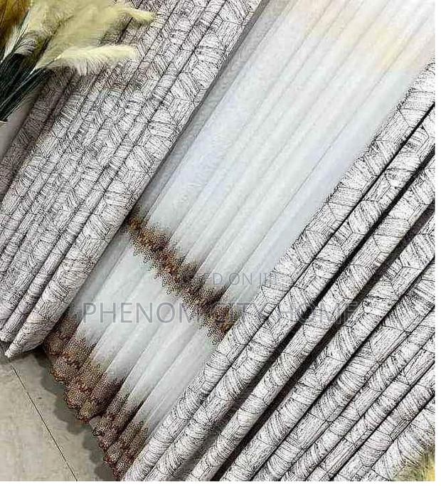 Greyish Themed Curtains Per Metre - thumbnail 2