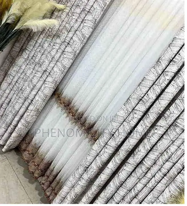 Greyish Themed Curtains Per Metre
