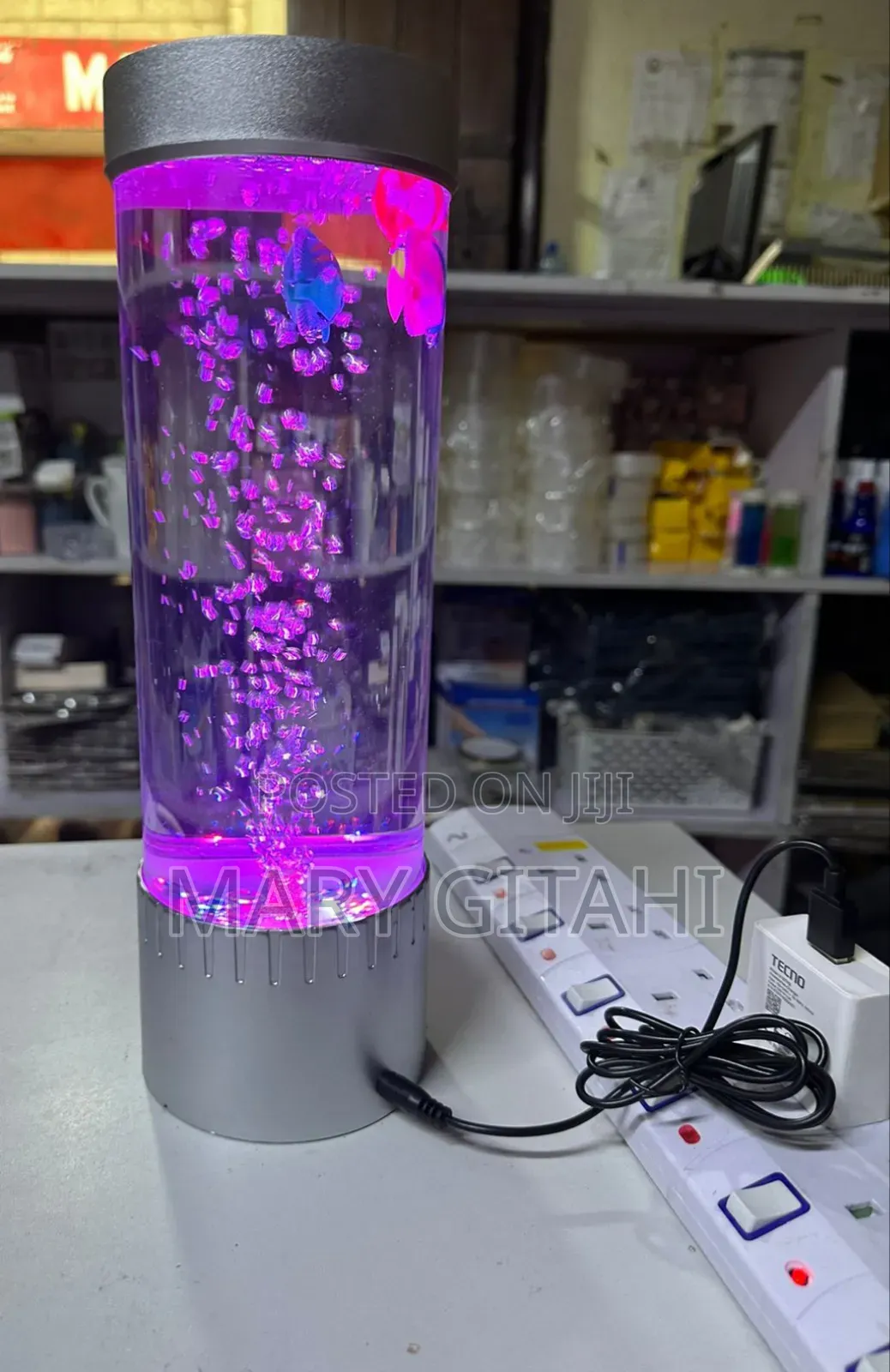 LED Bubble Fish Lamp Decor *2.5 Liters Capacity
