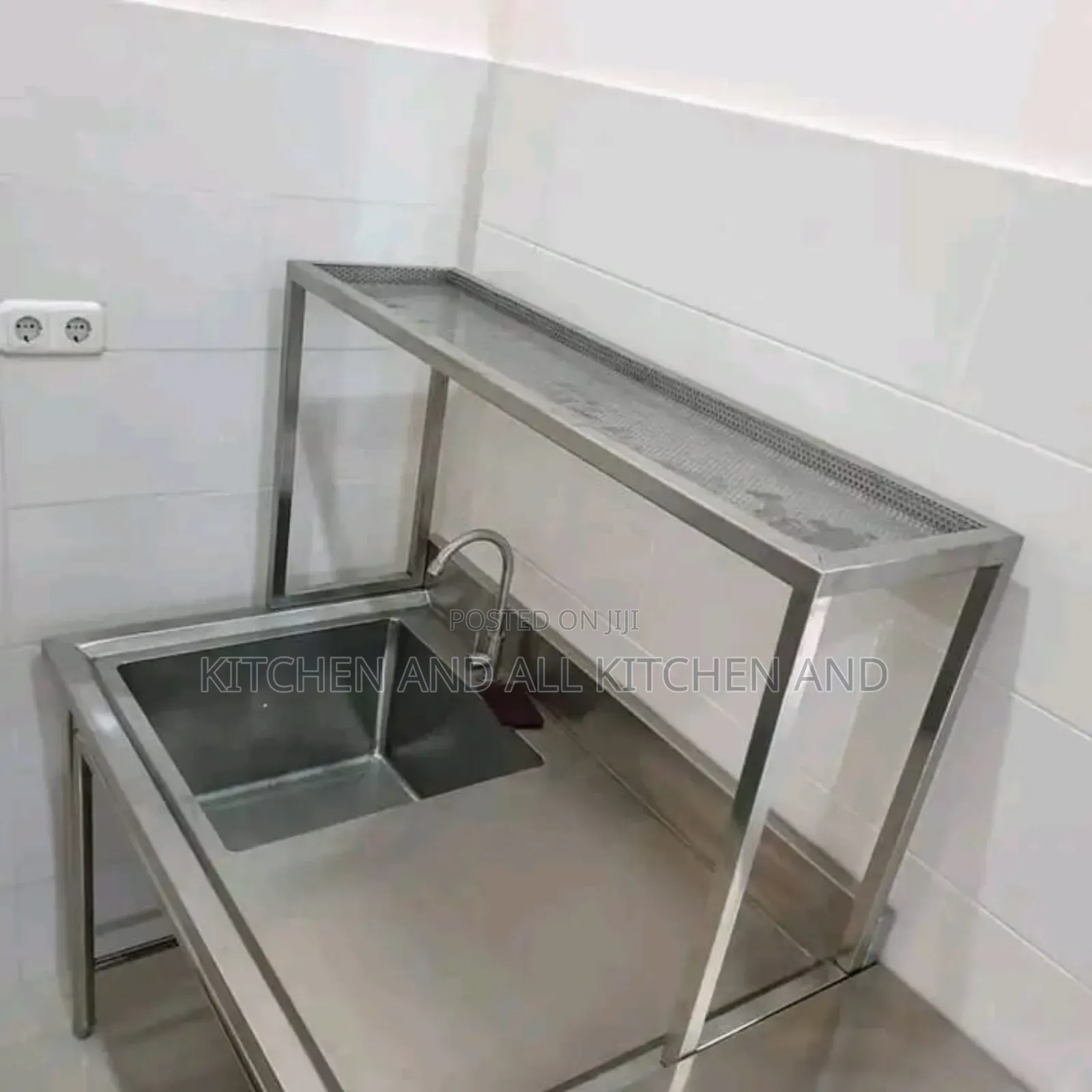 Stainless Steel Hand Wash Basin With Worktop
