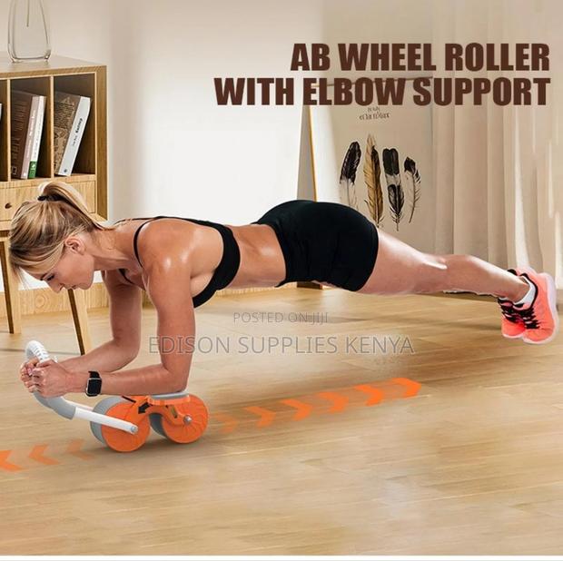 Abs Roller Tummy Trimmer With Wheels Digital Timer - main view