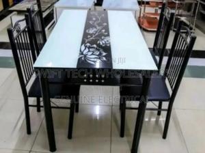 Executive White 4sitter Dinning Table - thumbnail 2