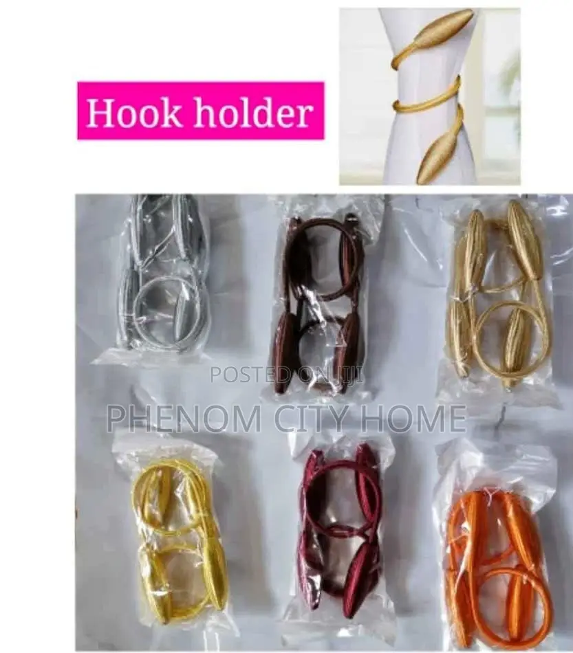 Plush Alloy Curtain Tie Backs