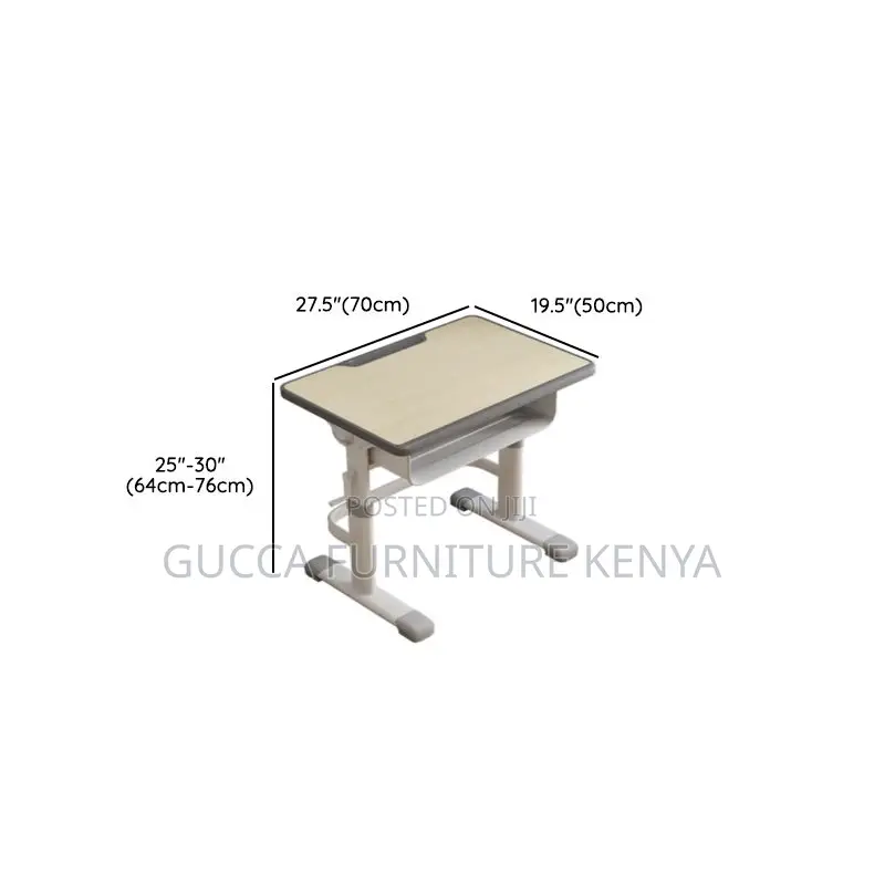 Kids Furniture:Height-Adjustable Children Home Computer Desk