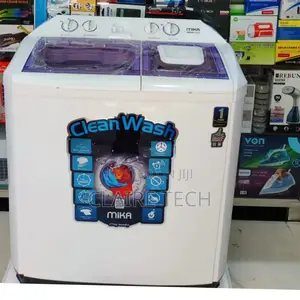 *Mika Washing Machine Twin Tub 10kg With Air Dryer Turbo