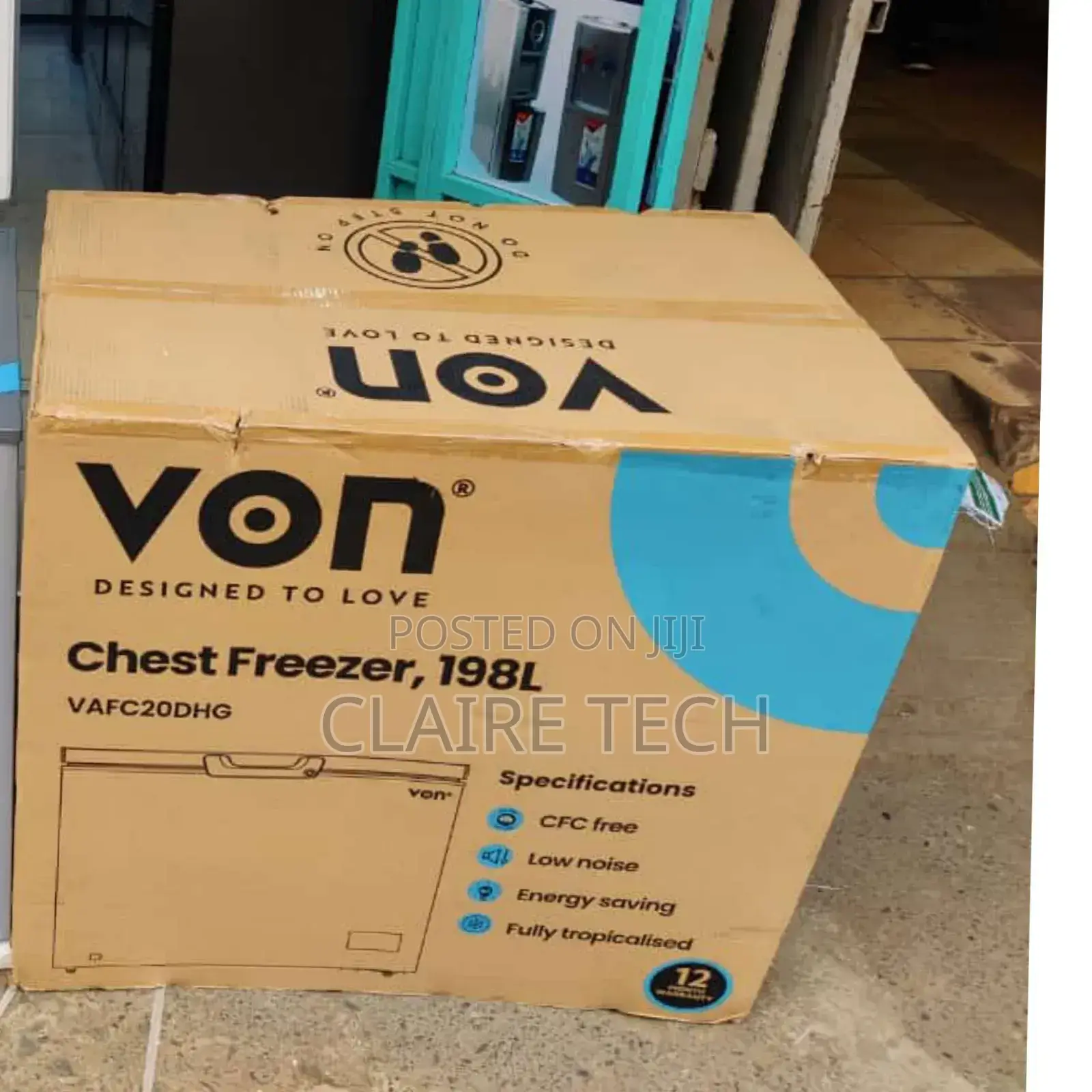 *Von Chest Freezer 198litres Electric Freezer