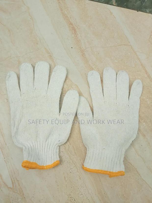 Cotton Grip Safety Gloves