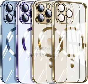 Magsafe Golden Titanium iPhone 15 Pro Case,Full Camera Cover
