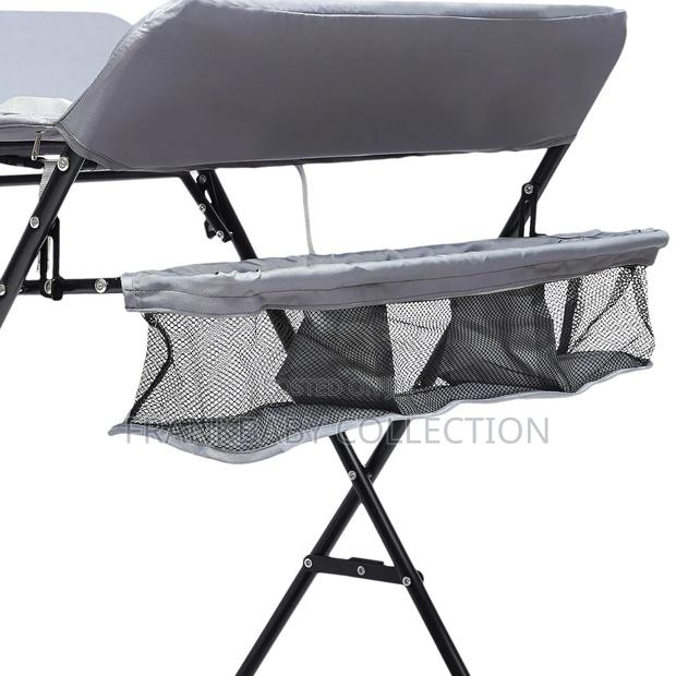 Height Adjustable Baby Changing Station With Rack - thumbnail 2