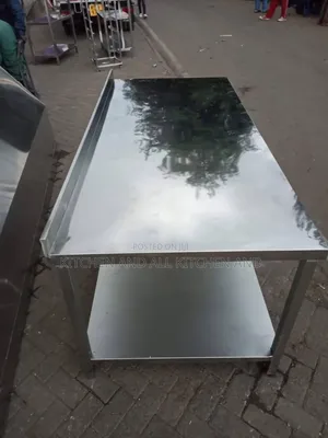 Stainless Steel Work Table With a Shelf