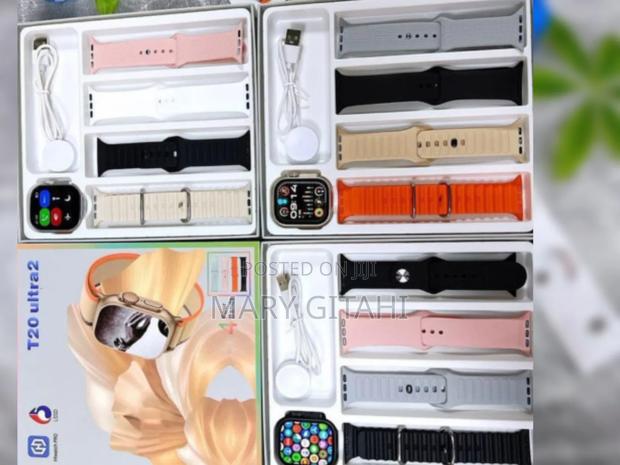 T20 ULTRA 2 With 4 Straps High Quality Smartwatch* - thumbnail 2
