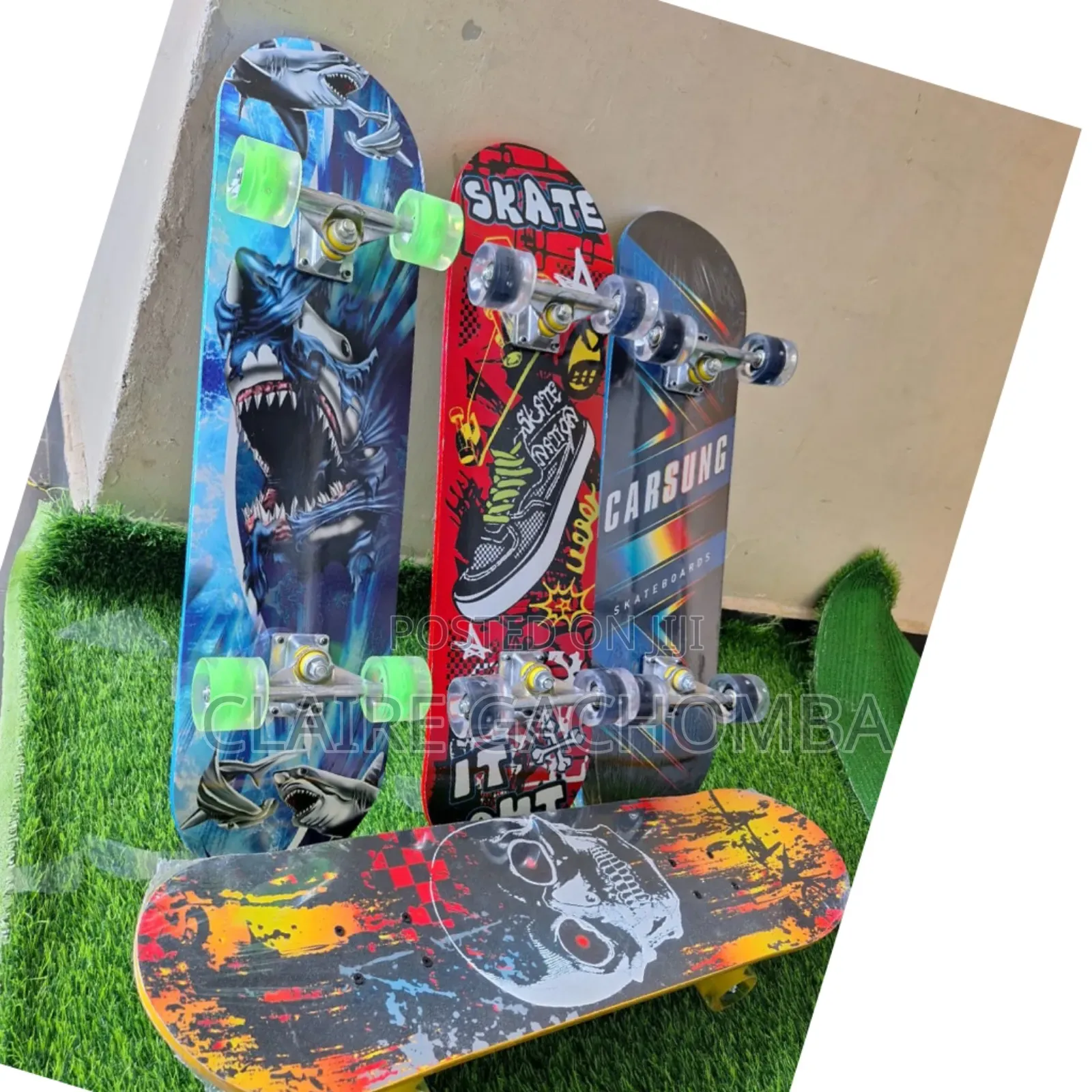 Brand New Skateboard With Rubber Wheels