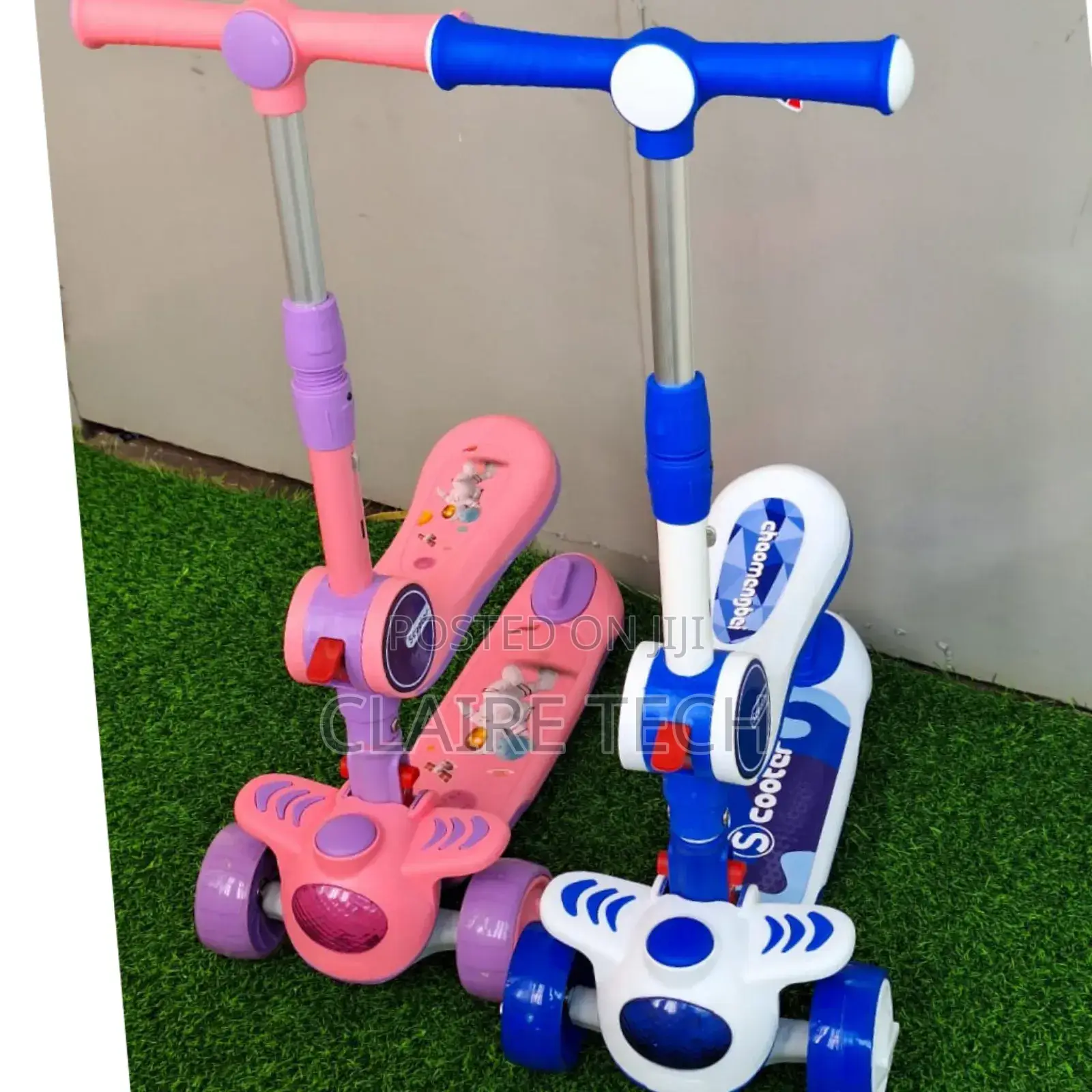 Brand New 2 in 1 Scooter With 3 Wheels