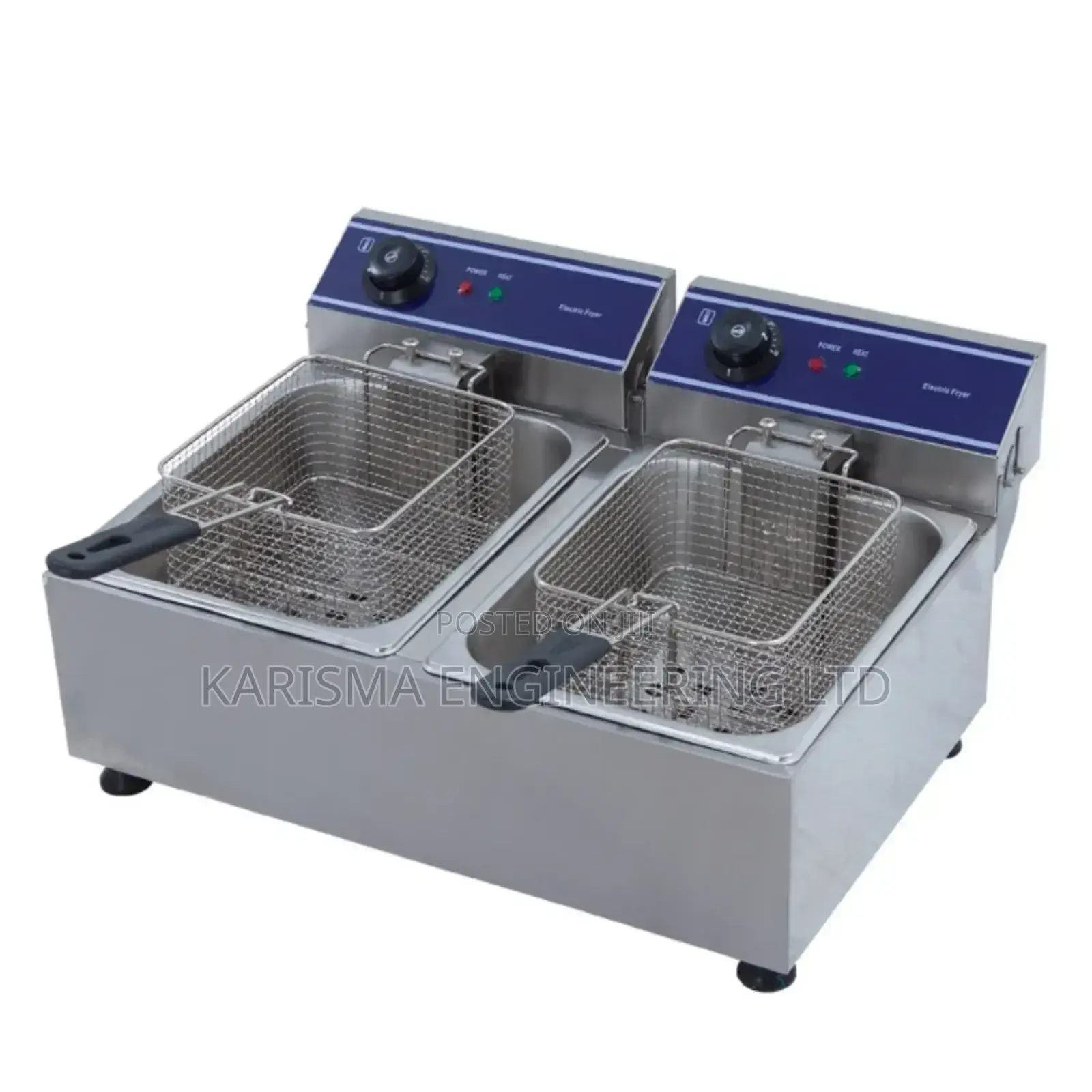 Double Caterina Deep Fryer 17/17litres
