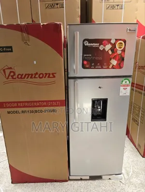 Ramtons RF/130- 213L 2 Door Direct Cool Fridge+ Dispenser