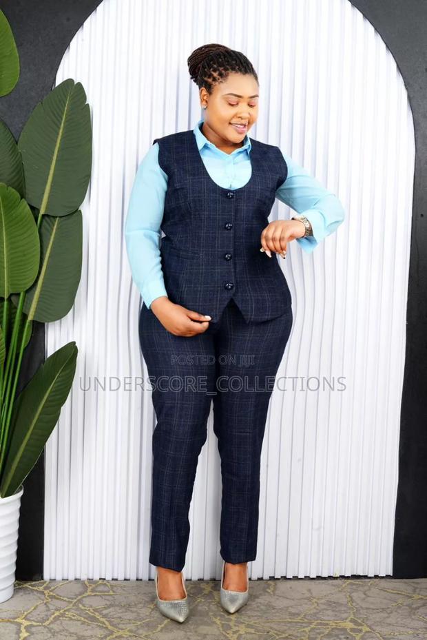 3 in 1 Half Coat Trouser Suit - main view