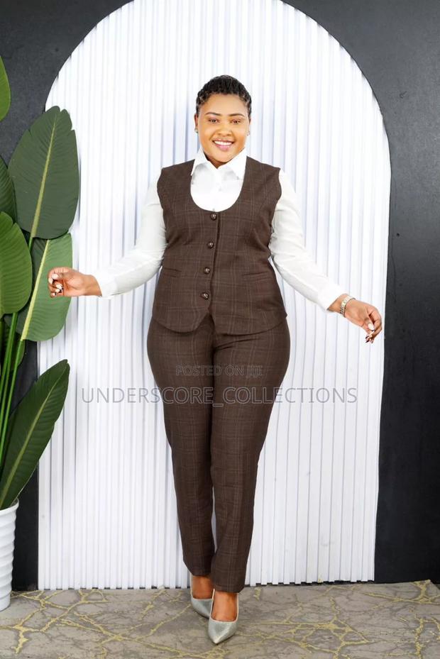 3 in 1 Half Coat Trouser Suit - thumbnail 3