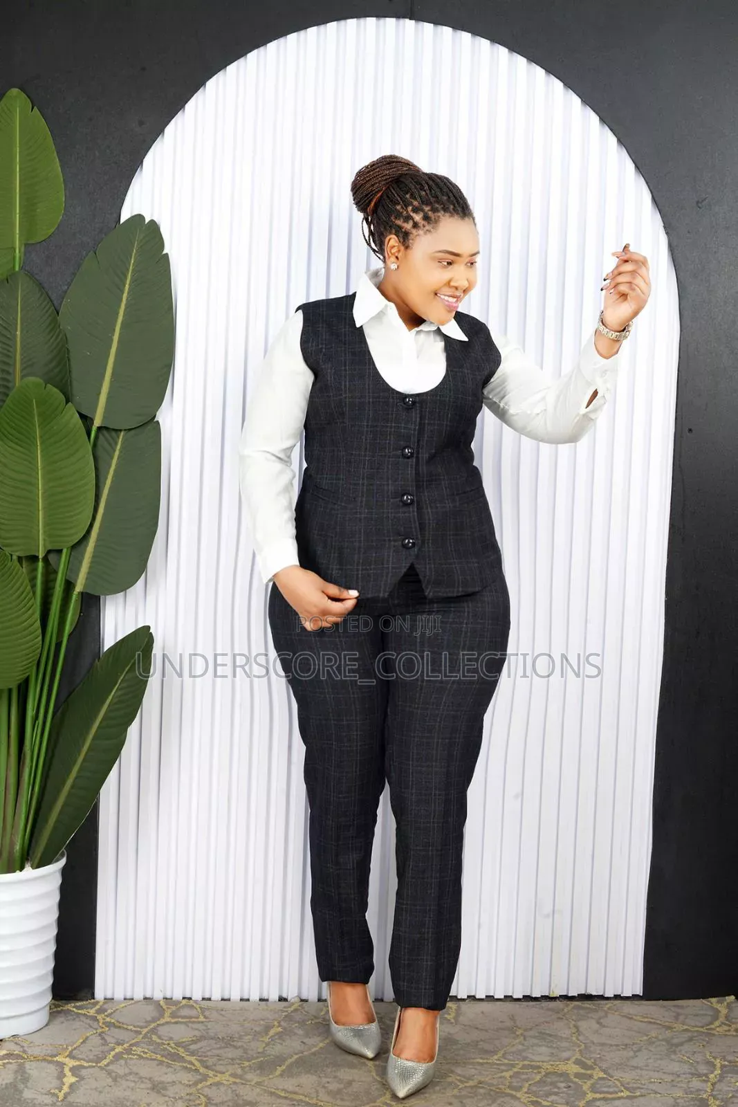 3 in 1 Half Coat Trouser Suit