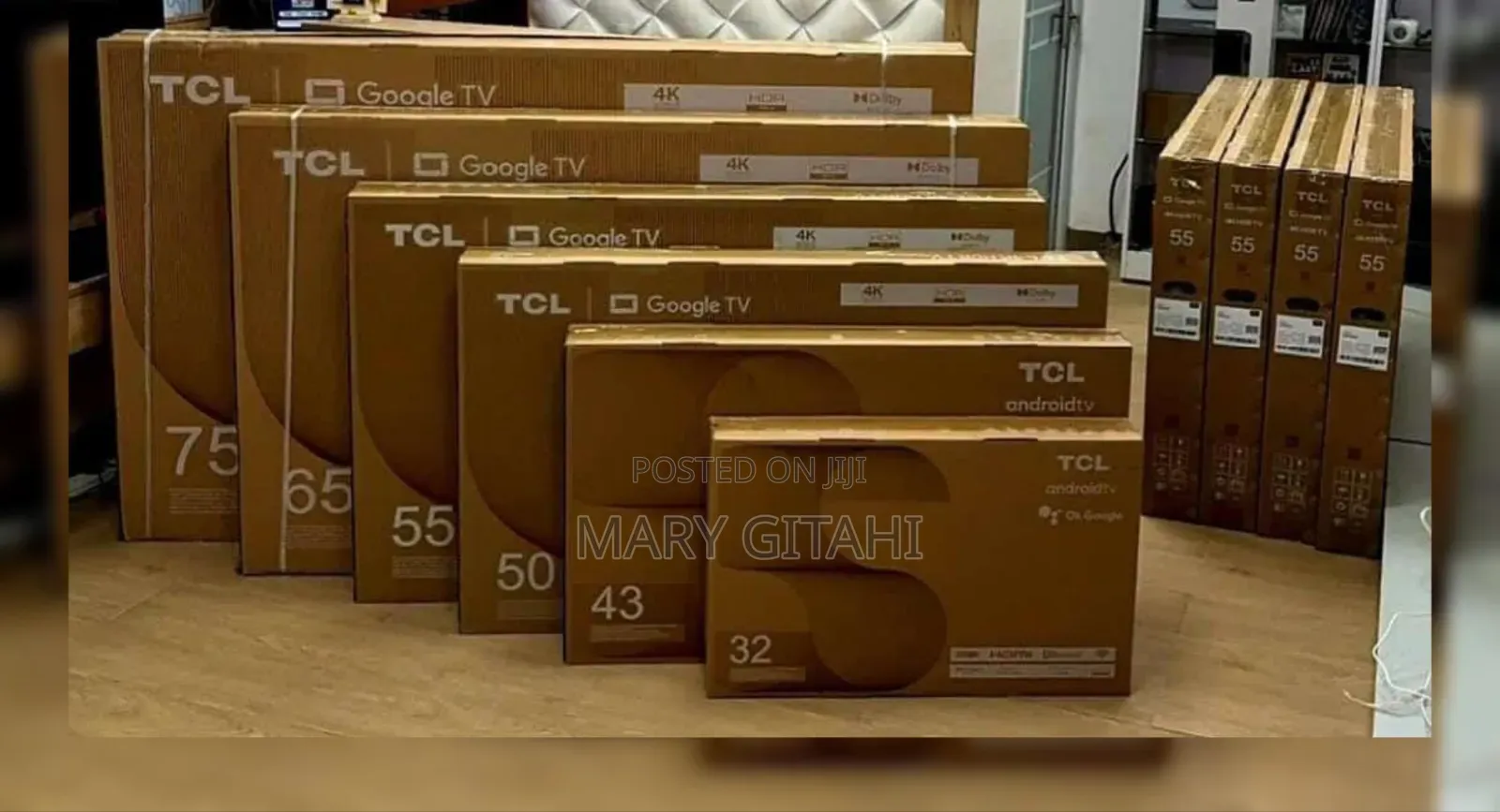Original TCL 32"TV Available in All Inches