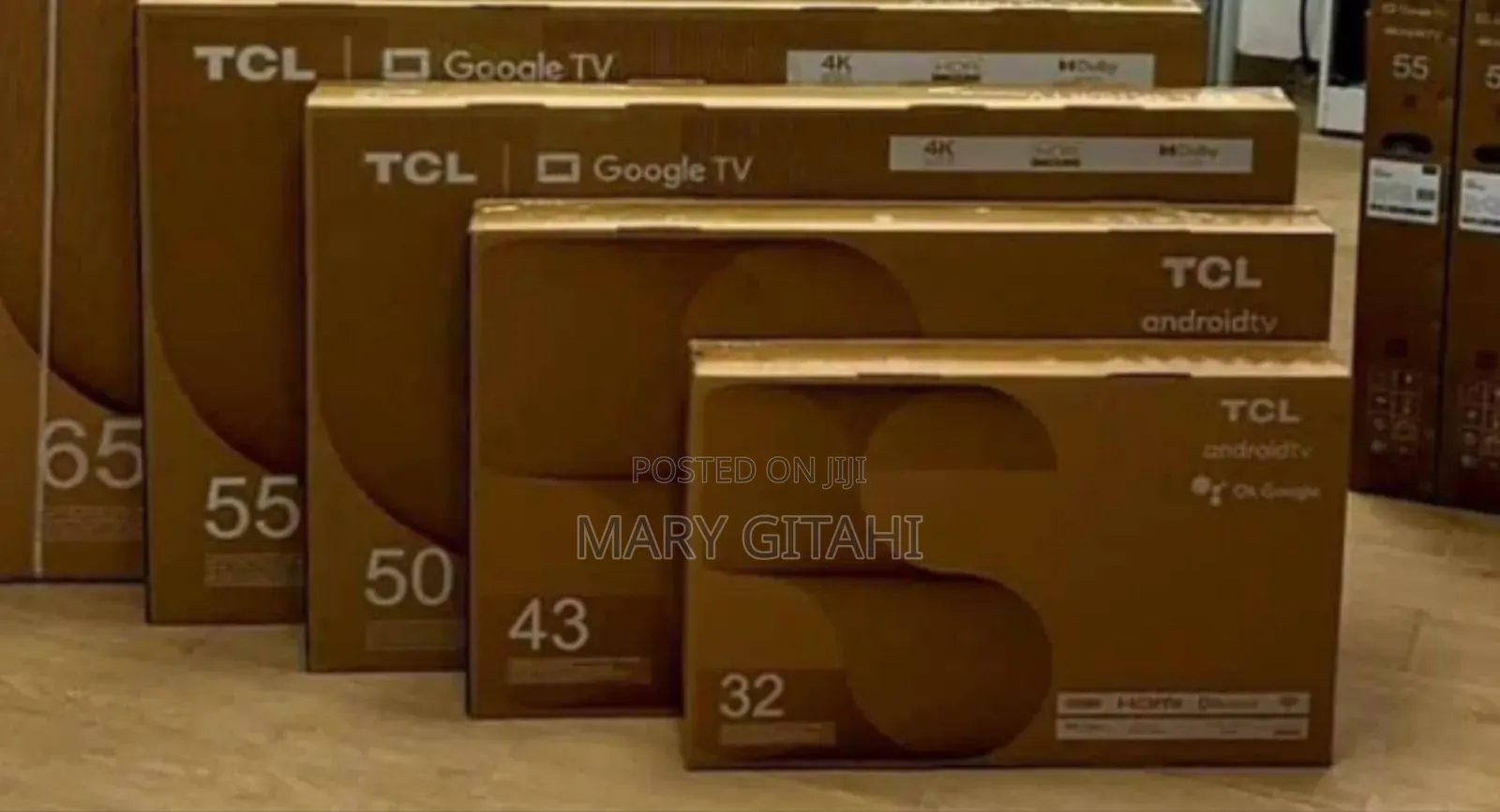 Original TCL 32"TV Available in All Inches