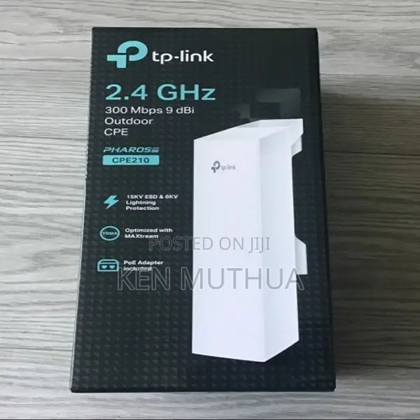 Tp-Link Cpe210 2.4ghz 300mbps 9dbi Outdoor Cpe