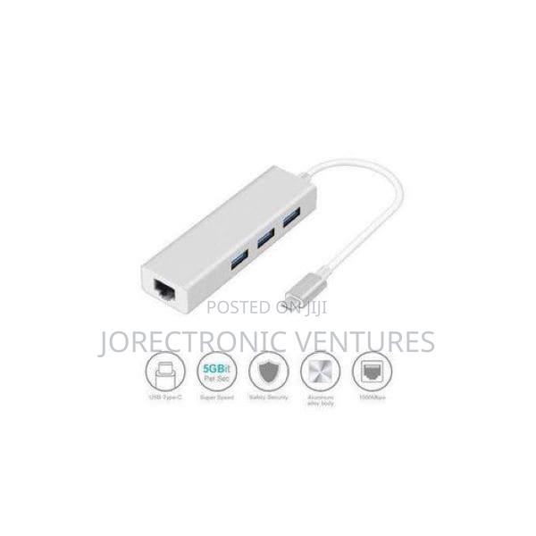 Type C 4 In1 Hub With 3.0 Usb Ports and Ethernet Port