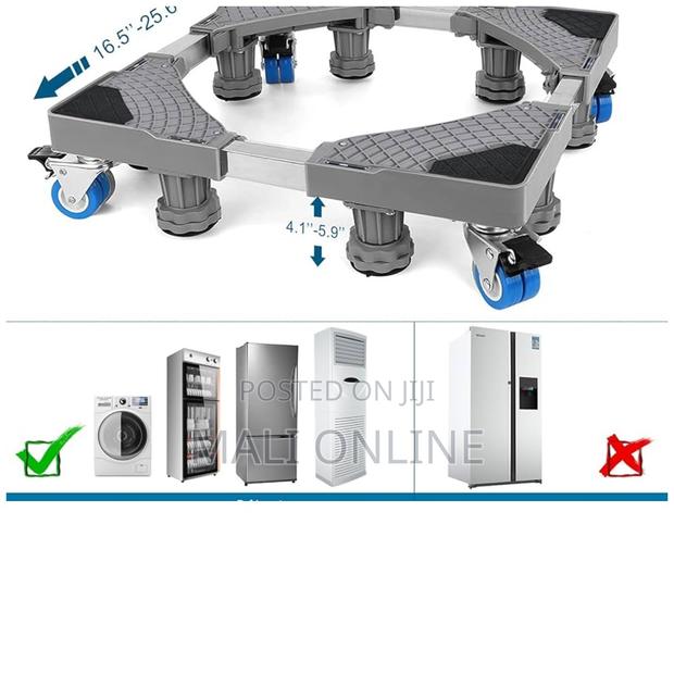 Heavy Duty 150kg Fridge Stand Washing Machine Stand Trolley