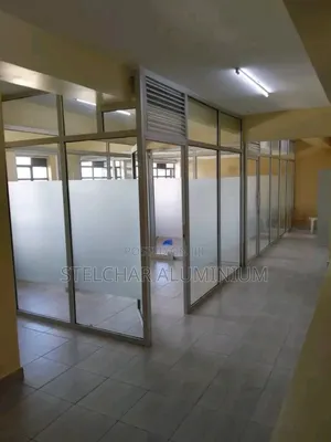Aluminium, Glass and Board Office Partitioning.