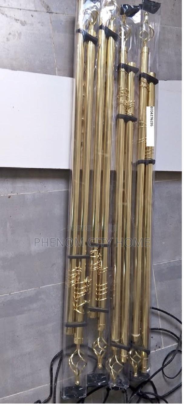 Gold Extendable Curtain Rods
